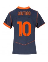 Inter Milan Lautaro Martinez #10 Kolmaspaita Naisten 2025-26 Lyhythihainen